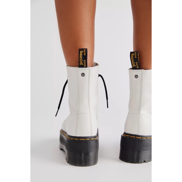 Free People x 1460 Pascal Max Pisa Leather Platform Combat Boots - Picture 9 of 15